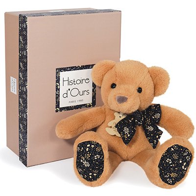 Doudou Histoire d´Ours kamarád světle hnědý medvídek 25 cm