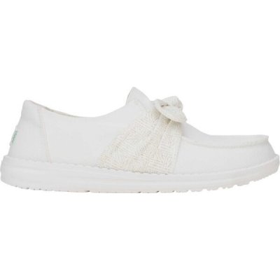 HEY DUDE WENDY BOW ESSENTIALS Dámská volnočasová obuv bílá – Zbozi.Blesk.cz