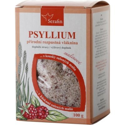 Serafin Psyllium s přírodním aromatem a kousky ovoce jahoda 100 g