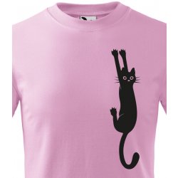 Canvas dětské tričko s kočkou, Sorbet dětské tričko 0552