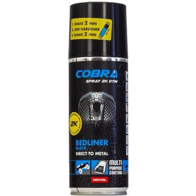 NOVOL COBRA 2K DTM černý sprej 400 ml – Zboží Mobilmania