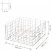 Pletiva TopGabion Gabionový koš bez víka: 100×100×50 cm - oko sítě 10×10 cm