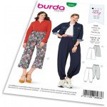 Střih Burda 6283 - Jednoduché kalhoty s pasem do gumy – Zboží Dáma