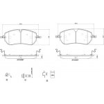 Sada brzdových destiček, kotoučová brzda BREMBO P 36 038 – Hledejceny.cz