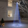 Vánoční stromek zahrada-XL Vánoční strom s hrotem 310 modrých LED diod 300 cm