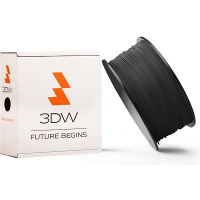 3DW - ABS 1,75mm černá, 0,5 kg, tisk 220-250°C – Zboží Mobilmania