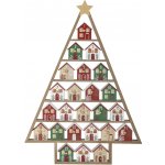Bloomingville Dřevěný adventní kalendář Calvin multi barva dřevo – Hledejceny.cz