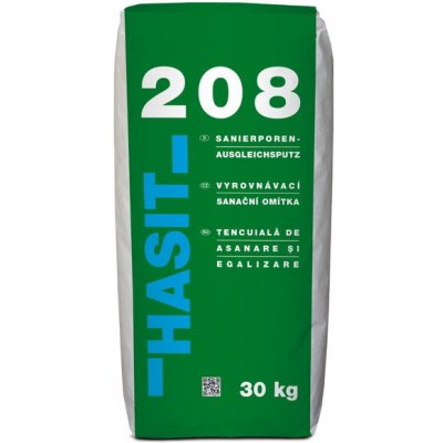 Omítka sanační Hasit 208 Sanier-Porenausgleichsputz – 30 kg – Zboží Mobilmania
