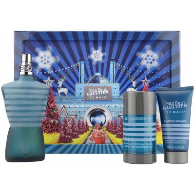 Jean Paul Gaultier Le Male EDT 125 ml + deostick 75 ml + balzám po holení 50 ml dárková sada – Zbozi.Blesk.cz