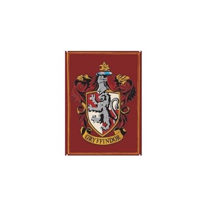 CurePink: | Dekorativní cedule na zeď Harry Potter: Erb Nebelvíru (14,8 x 21 cm) [SSA5HP37] – Zboží Mobilmania