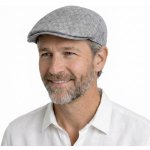 Fiebig Headwear since 1903 Pánská letní lněná bekovka se šachovnicovým vzorem šedá – Hledejceny.cz