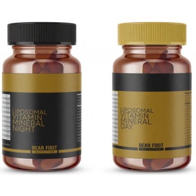 Bear Foot Nutrition Liposomal Vitamin Mineral Day-Night 60 & 60 kapslí – Hledejceny.cz
