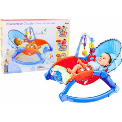 LEAN Toys Houpací Křeslo Pro Novorozence A Batole Barevné – Sleviste.cz