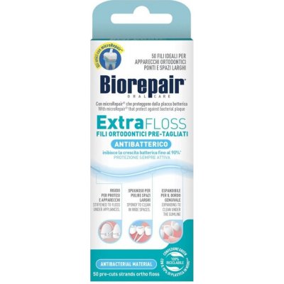 BioRepair Extra Floss antibaktiriální zubní niť 50 ks – Zboží Dáma