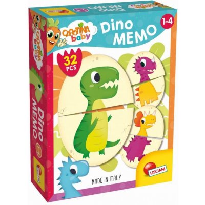 Lisciani Carotina Baby Pexeso Dinosauři – Zboží Mobilmania