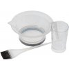 Ostatní kosmetická pomůcka Sibel Tinting Kit Transparent Non-Slip Bowl Brush & Measuring Jug Transparent