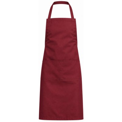 Sol's Gastro zástěra Granada s nastavitelným laclem a dvěma kapsami červená vínová 98 x 70 cm L04341 – Hledejceny.cz