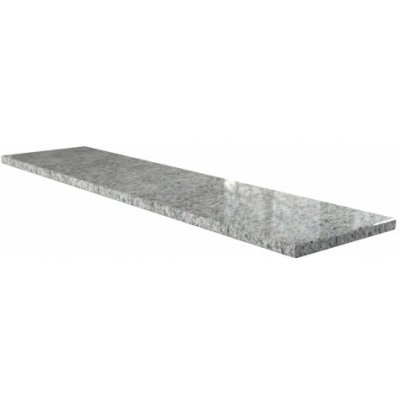 Sonstige Šedobílý okenní parapet Sino 126 x 20 x 2 cm s vodní drážkou – Hledejceny.cz