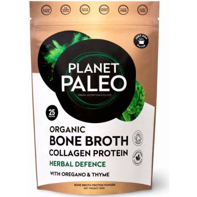 Planet Paleo Bio sušený vývar protein Bylinky 225 g – Zbozi.Blesk.cz