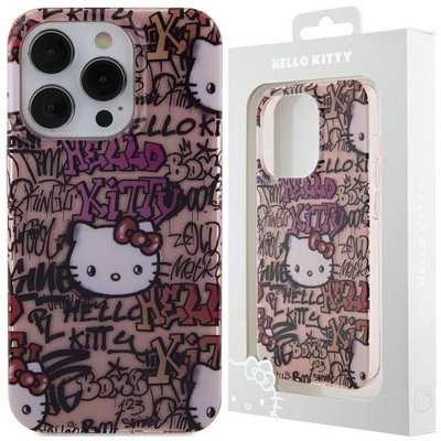 Sourcing Hello Kitty HKHCP14LHDGPTP iPhone 14 Pro 6.1 růžové/růžové pevné IML Tags Graffiti – Hledejceny.cz