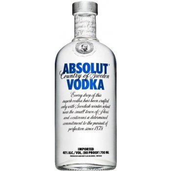 Absolut Blue 40% 0,7 l (holá láhev)