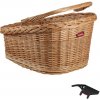 Nosič KlickFix Wicker Basket GT proutěný košík na nosič hnědý