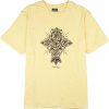 Pánské Tričko Santa Cruz DRESSEN ROSE CROSS TEE Buttercup