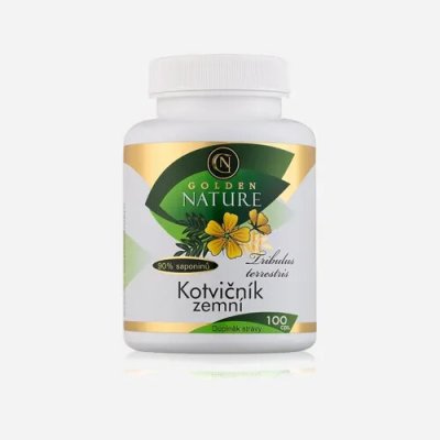 Golden Nature Kotvičník zemní 90 % saponinu 100 tablet 6 x 100 tablet – Hledejceny.cz