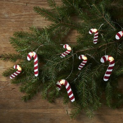 Star trading LED světelný řetěz CANDYCANE 10xLED D.1,3m bílo-červený – Hledejceny.cz