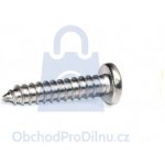 Šroub do plechu DIN 7981C, půlkulatá hlava, kříž. drážka PHILIPS, nerez A4 4,8 x 13, balení 1 ks – Hledejceny.cz