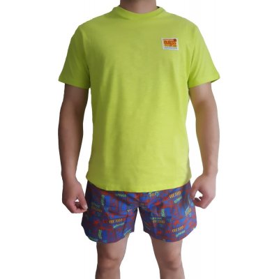 Guess U3GX01 pánské pyžamo krátké zelené – Zboží Dáma