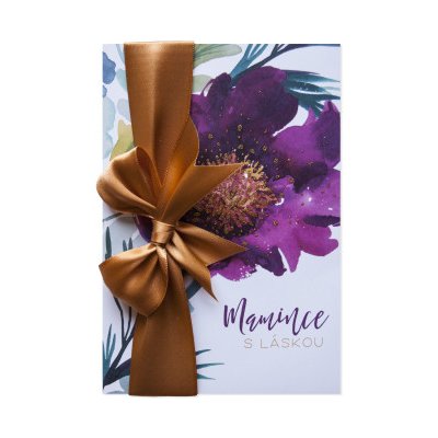 ALBI Akvarelový květ s velkou stuhou – Zboží Dáma