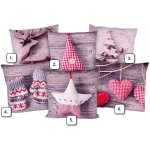 Vesna Vánoční polštář Mikroplyš 45x45 – Zboží Dáma