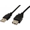 usb kabel USB 2.0 kabel prodlužovací A-AF 5m, černý - kupaa5bk