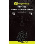 RidgeMonkey Obratlík RM-Tec Mini Hook Ring Swivel vel.18 10ks – Zbozi.Blesk.cz