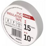 Emos F61511 páska izolační PVC 15 mm x 10 m bílá – Sleviste.cz