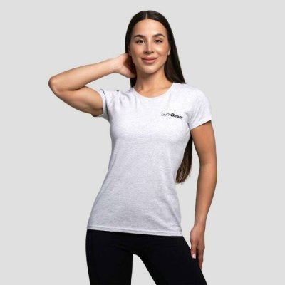 GymBeam Dámské triko Basic Heather Grey – Sleviste.cz