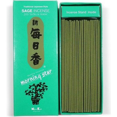 Nippon Kodo japonské vonné tyčinky Morning Star Sage Bílá Šalvěj 200 ks