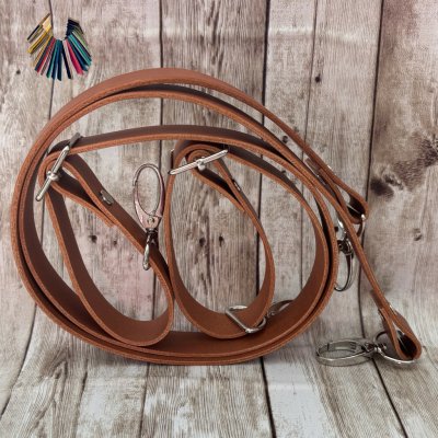 Kreatinka/Popruhy kožené na batoh Barva: Přírodní, Kovový komponent: Stříbrný – Hledejceny.cz