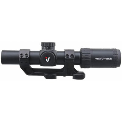 Vector Optics LPVO S6 1–6x24 jednodílná vysoká montáž Černá – Sleviste.cz