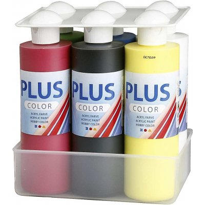 Creativ Company Sada akrylových barev, Plus Color Craft Paint, 6x250 ml – Zbozi.Blesk.cz