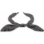 Čelenka s puntíky a mašlí černá – Sleviste.cz