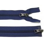 WICO Spirálový zip no.5 rozepínací dvoucestný 80cm dvoucestný tmavě modrý – Hledejceny.cz