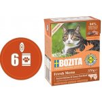 Bozita Cat Fresh Menu Sterilised kousky v rosolu s kuřetem a hovězím 6 x 370 g – Zbozi.Blesk.cz