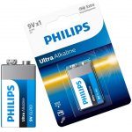 Philips Ultra Alkaline 9V 1ks 6LR61E1B/10 – Zboží Živě