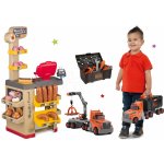 Smoby Set pekárna s koláči Baguette&Croissant Bakery s elektronickou pokladnou a kamion s pracovním kufříkem Black&Decker – Zboží Mobilmania