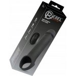 Rebel - nabíjecí vibrační návlek na penis na dálkové ovládání (černý) – Zboží Mobilmania