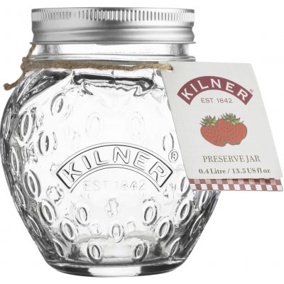 Kilner Ozdobná zavařovací sklenice ve tvaru jahody, 400 ml 0025.582 – Hledejceny.cz