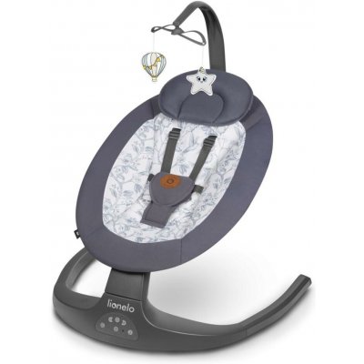 Lionelo dětské houpátko s melodií RALF 4xAA Grey White – Sleviste.cz