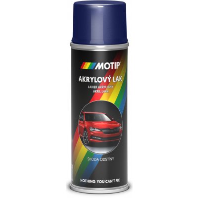 Motip sprej Škoda akrylový autolak 150 ml SD9460 modrá hlubinná metalíza – Hledejceny.cz